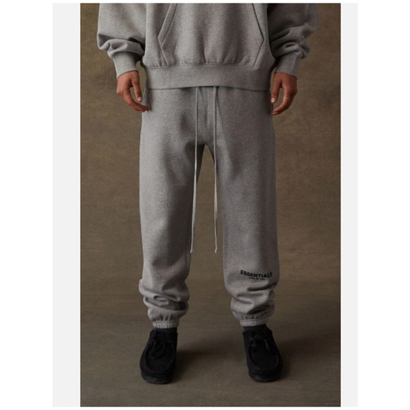 Fear Of God Essentials Dark Oatmeal Joggers XS Oversized NWT Ships Same Biz Day - Picture 3 of 11